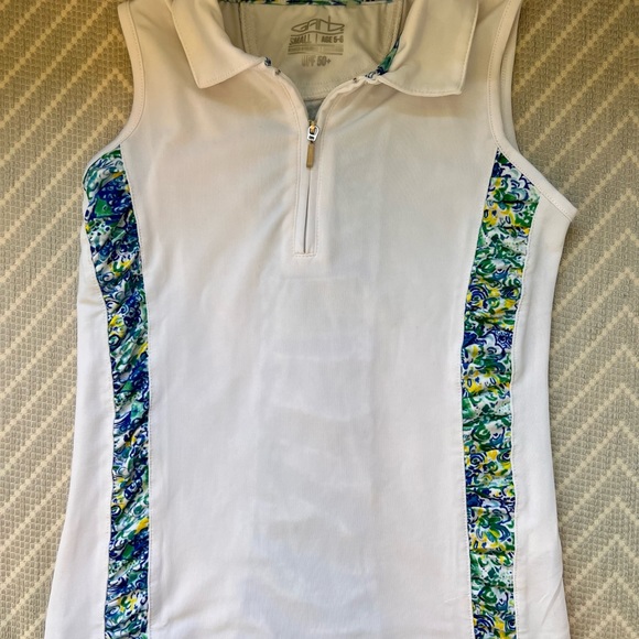 EUC Garb Girls’ matching Kinsley Sleeveless Golf Polo and Eve Golf Skort Age 5-6 - Picture 5 of 7